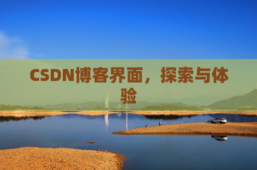 CSDN博客界面,探索与体验